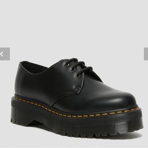 1461 smooth leather platforms